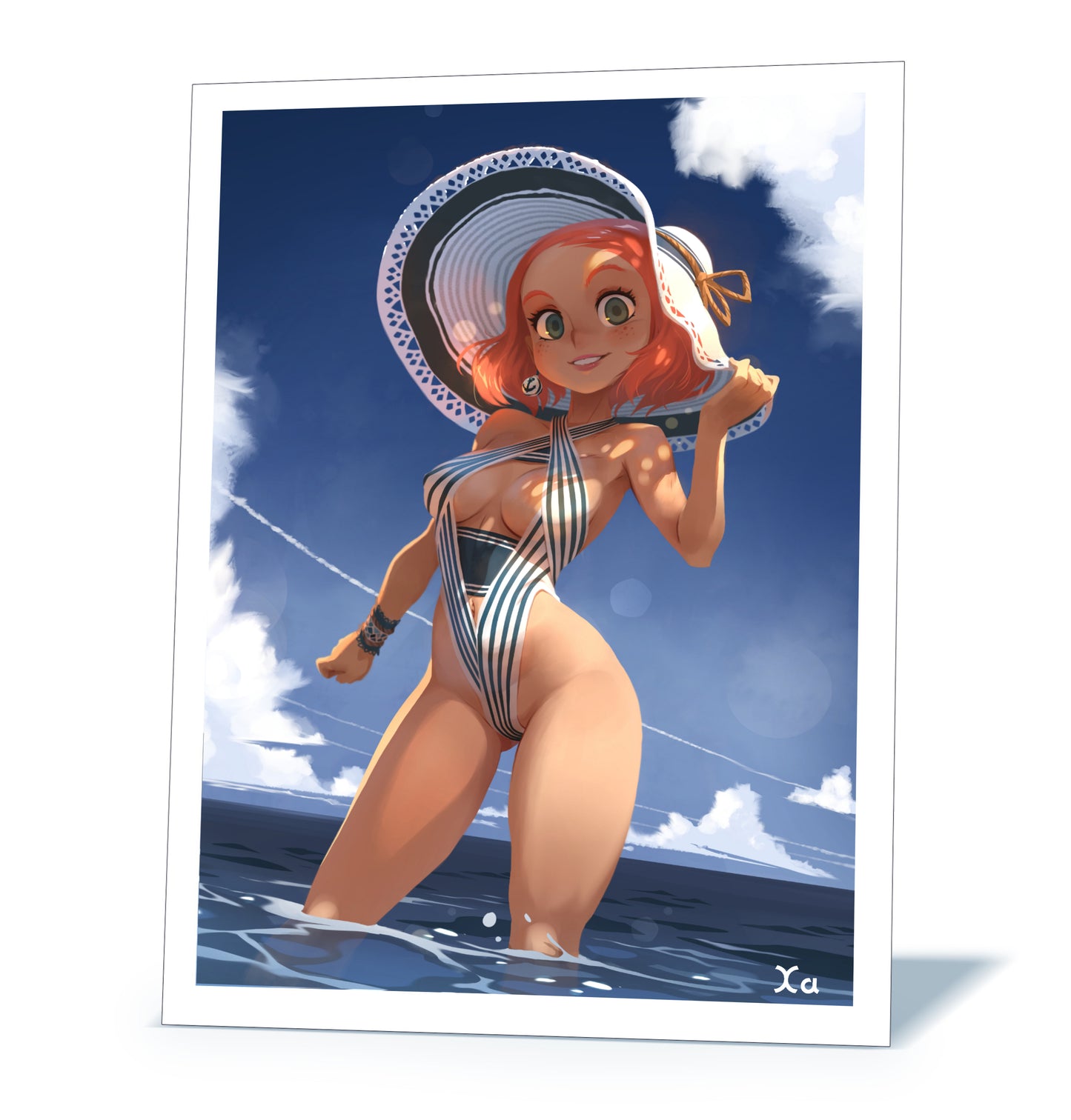 Carte "Hat girl sister"