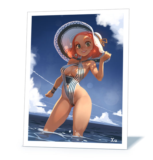 Carte "Hat girl sister"